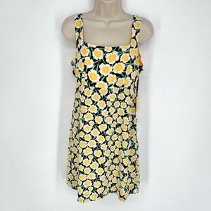 Diane von Furstenberg X Target NEW '90s Shift Poppy Mini Sz 4 Yellow Sleeveless